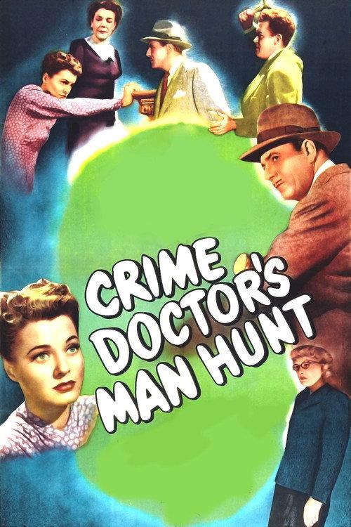 Crime Doctor's Man Hunt 1946 official movie poster