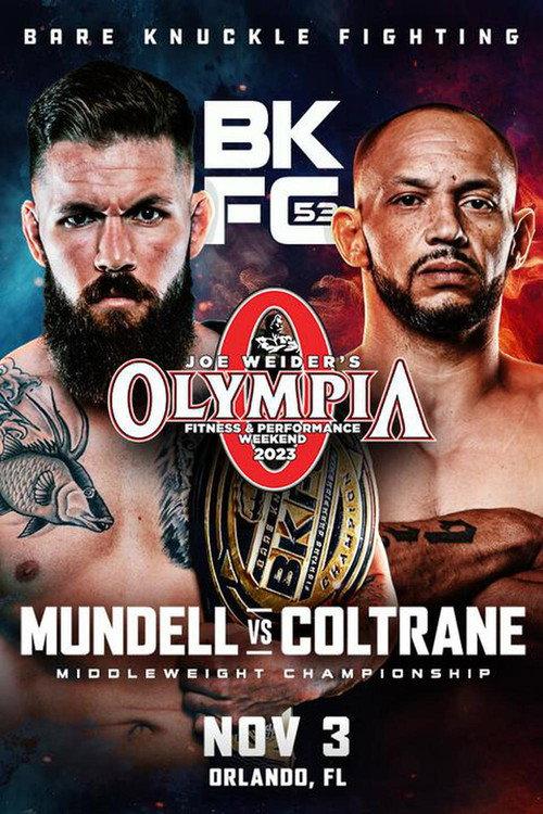 BKFC 53: Mundell vs Coltrane 2023 official movie poster