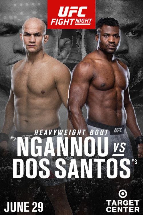 UFC on ESPN 3: Ngannou vs Dos Santos 2019 official movie poster