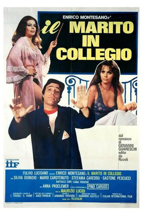 Il marito in collegio 1977 official movie poster