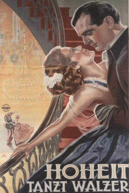 Hoheit tanzt Walzer 1935 official movie poster