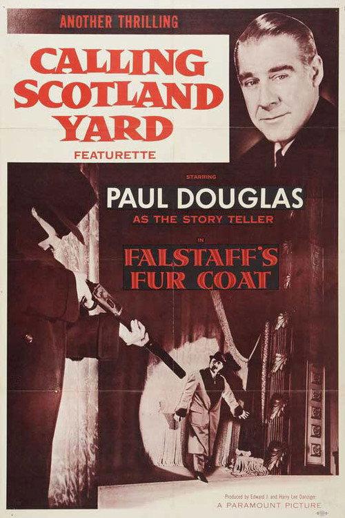 Calling Scotland Yard: Falstaff's Fur Coat 1954 official movie poster