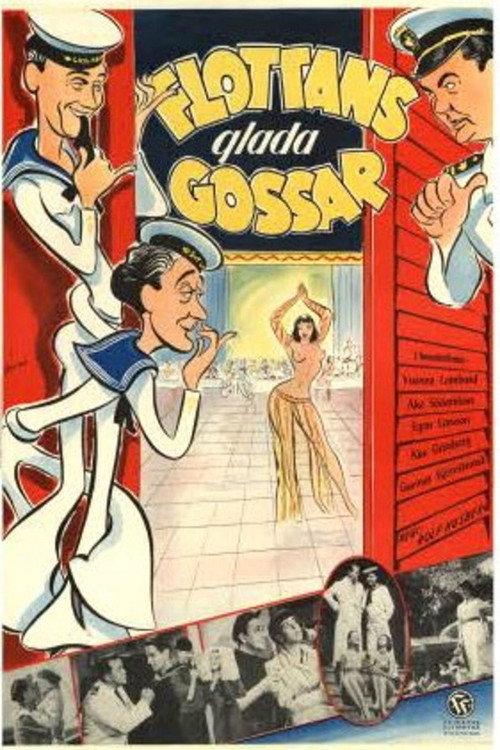 Flottans glada gossar 1954 official movie poster
