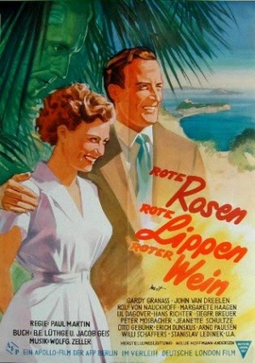 Red Roses, Red Lips, Red Wine 1953 official movie poster
