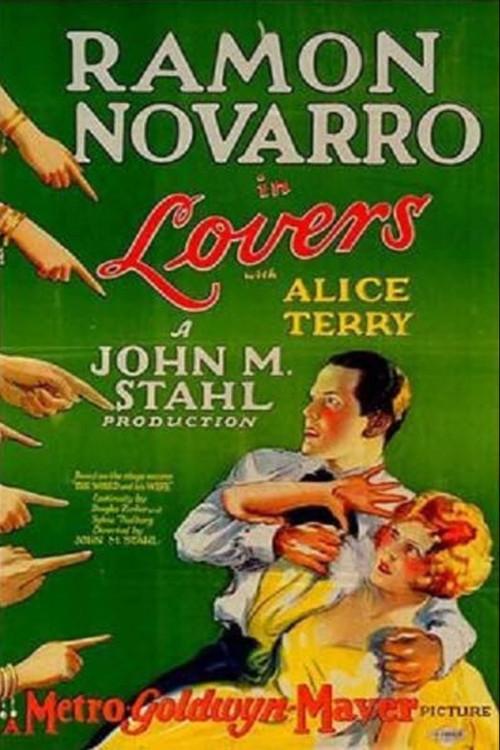 Lovers 1927 official movie poster