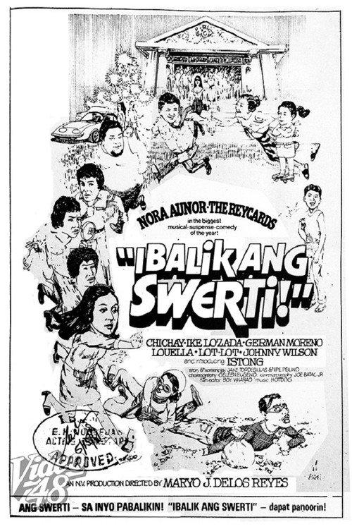 Ibalik Ang Swerti! 1981 official movie poster