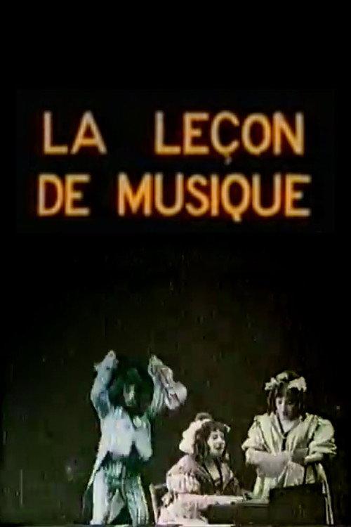 The Music Lesson 1909 official movie poster