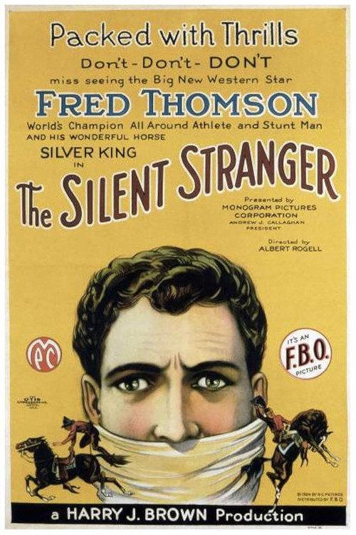 The Silent Stranger 1924 official movie poster