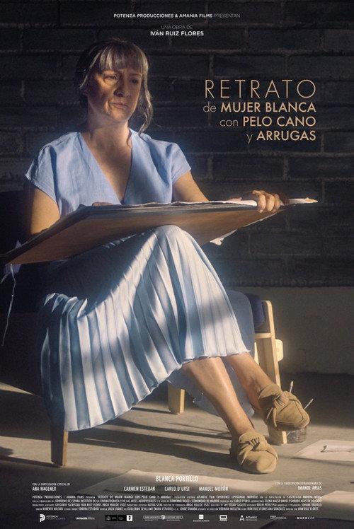 Portrait of White Woman with Grey Hair and Wrinkles 2020 official movie poster