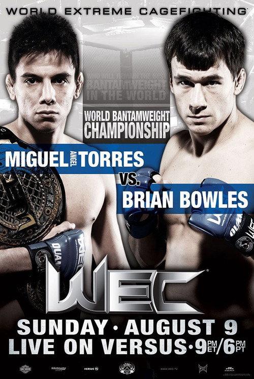 WEC 42: Torres vs. Bowles 2009 official movie poster