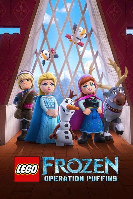 LEGO Frozen: Operation Puffins 2025 official movie poster