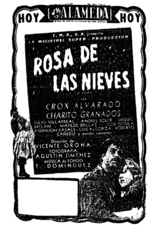 Rosa de las nieves 1944 official movie poster