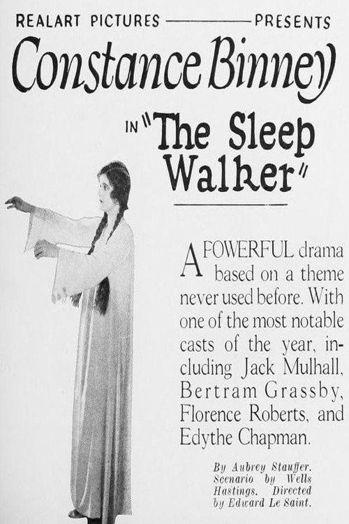 The Sleep Walker 1922 official movie poster