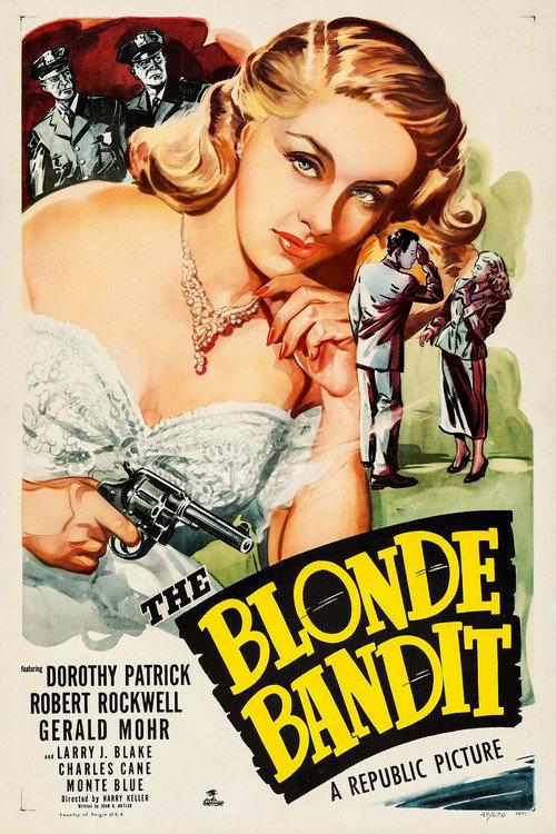 The Blonde Bandit 1949 official movie poster
