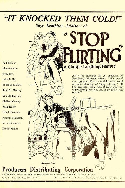 Stop Flirting 1925 official movie poster