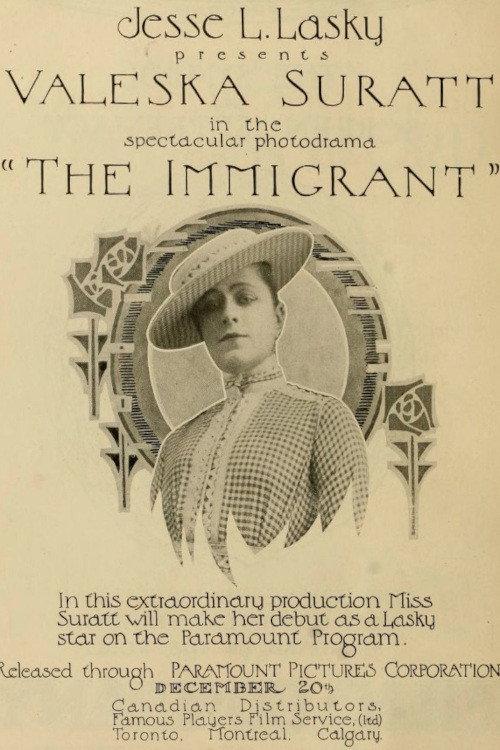 The Immigrant 1915 official movie poster