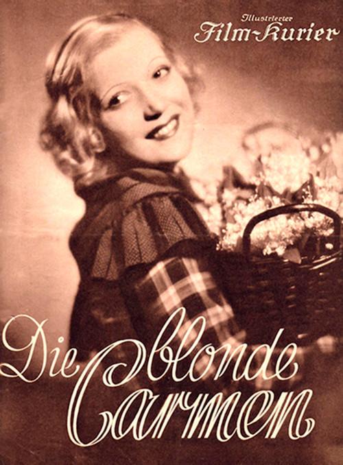 The Blonde Carmen 1935 official movie poster