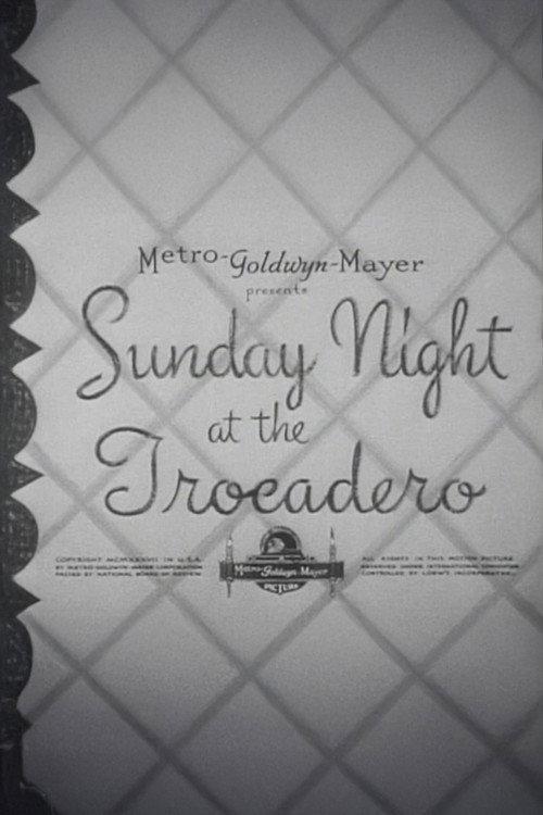 Sunday Night at the Trocadero 1937 official movie poster
