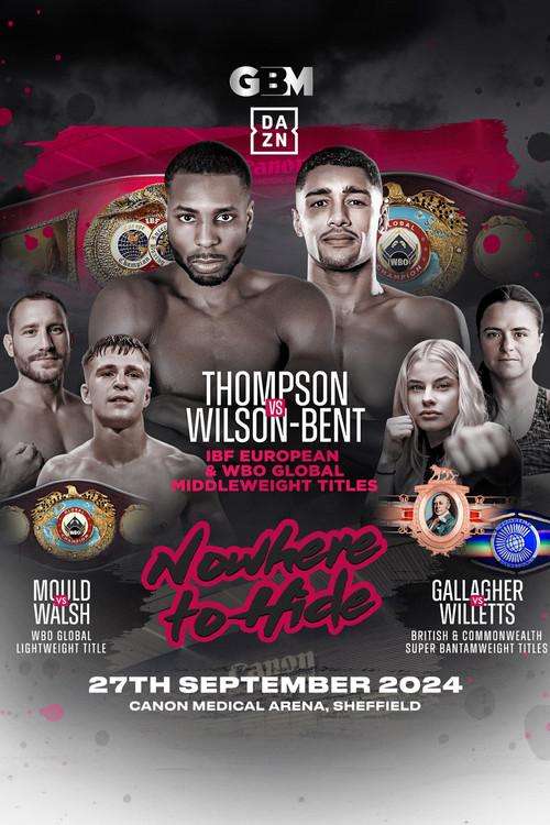 Shakiel Thompson vs. River Wilson-Bent 2024 official movie poster