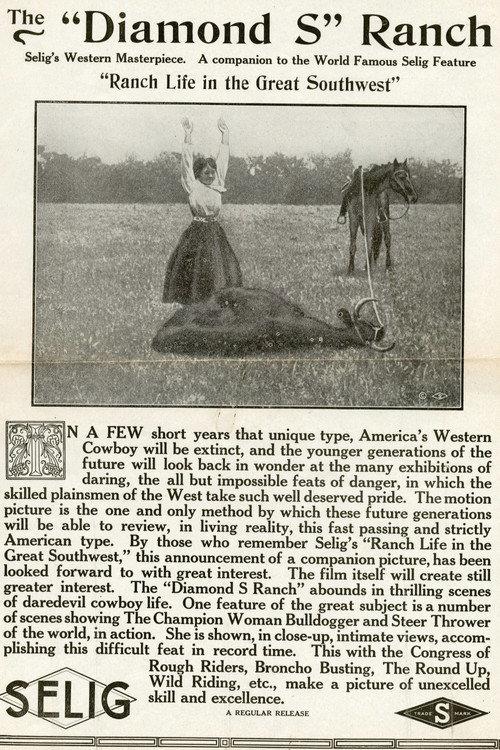 The 'Diamond S' Ranch 1912 official movie poster