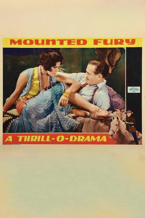 Mounted Fury 1931 official movie poster