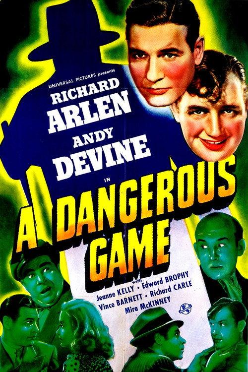 A Dangerous Game 1941 official movie poster