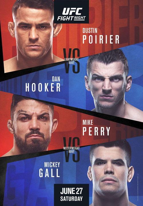 UFC on ESPN 12: Poirier vs. Hooker 2020 official movie poster