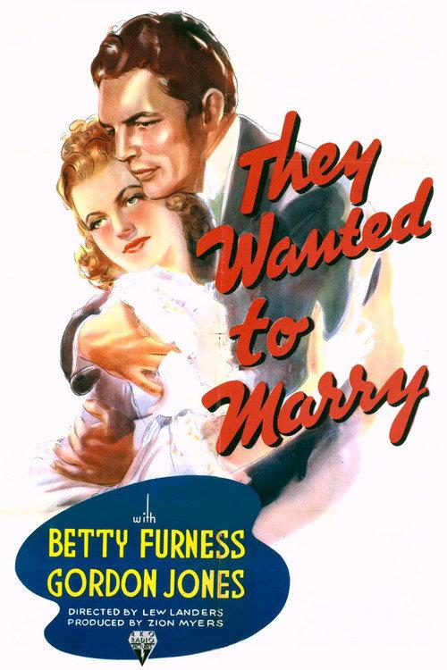 They Wanted to Marry 1937 official movie poster