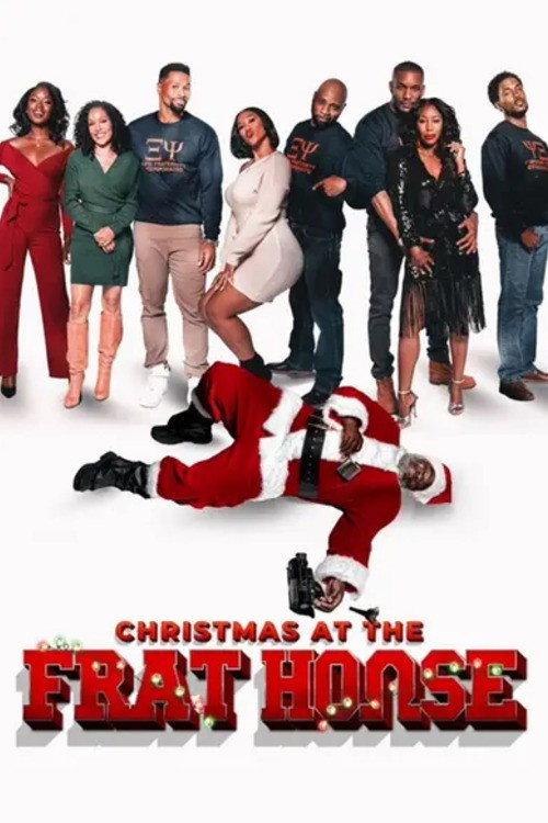 Christmas at The Frat House 2023 official movie poster