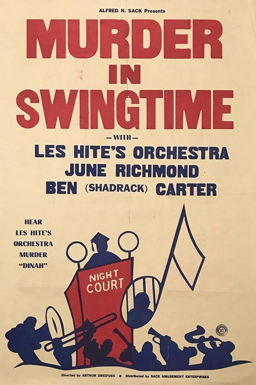 Murder in Swingtime 1937 official movie poster