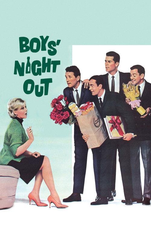 Boys' Night Out 1962 official movie poster