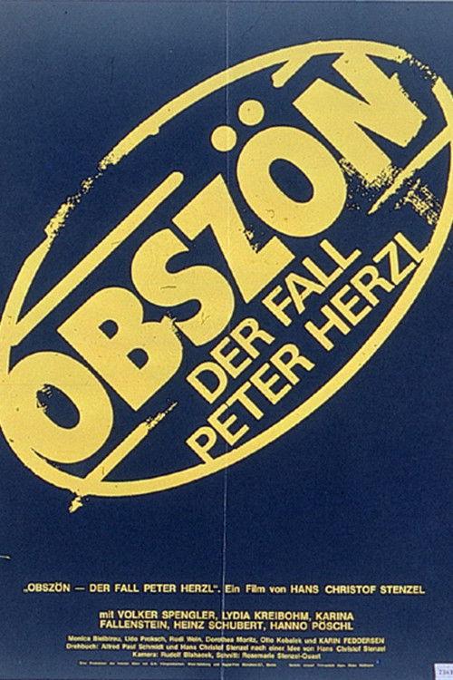Obscene: The Case of Peter Herzl 1981 official movie poster