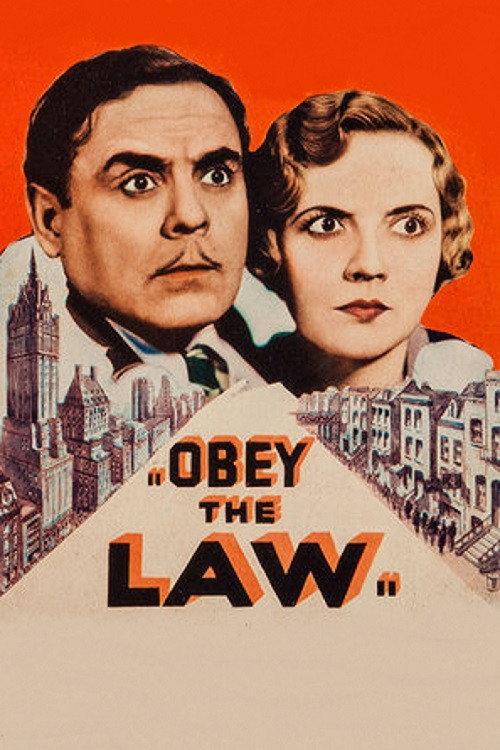 Obey the Law 1933 official movie poster
