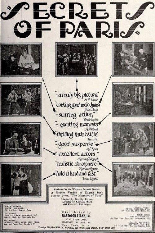 Secrets of Paris 1922 official movie poster