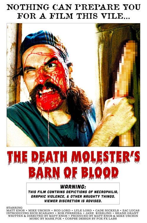 The Death Molester's Barn of Blood 2025 official movie poster
