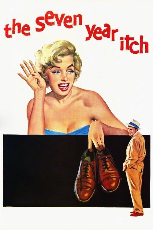 The Seven Year Itch 1955 official movie poster