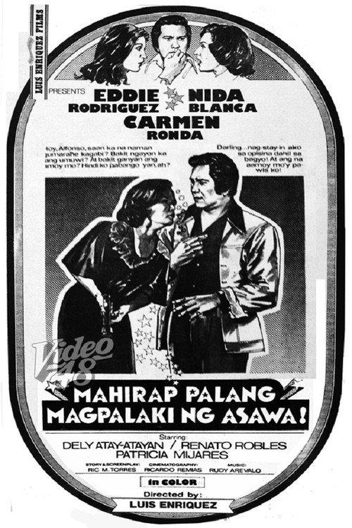 Mahirap Palang Magpalaki ng Asawa! 1976 official movie poster