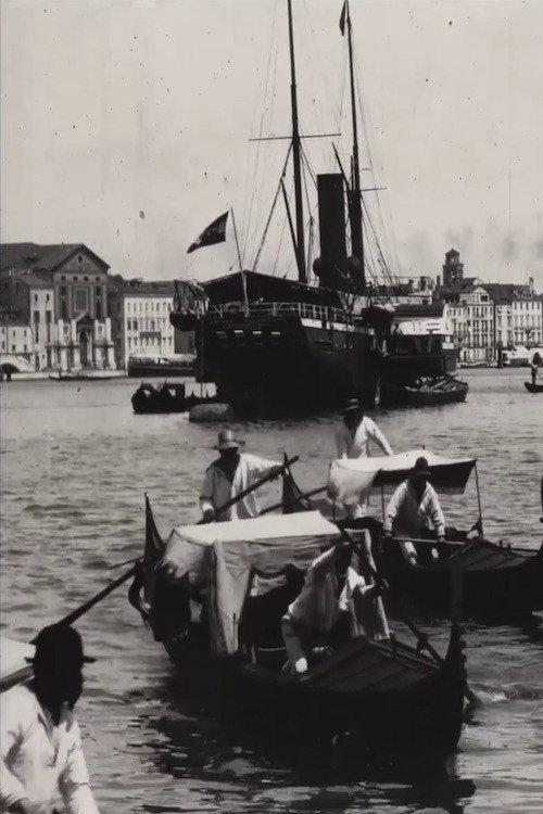Venice, harbour scene with gondolas 1898 official movie poster