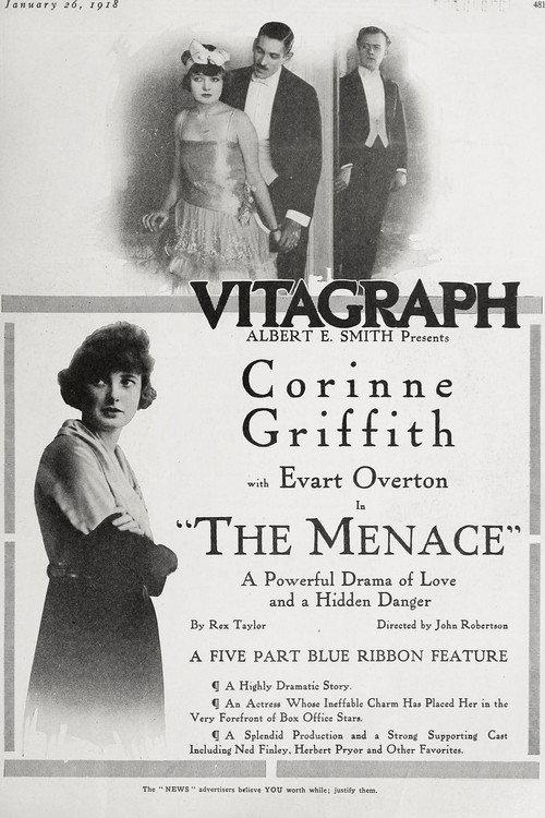 The Menace 1918 official movie poster