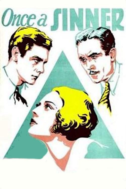 Once a Sinner 1931 official movie poster
