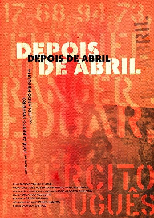 Depois de Abril 2012 official movie poster