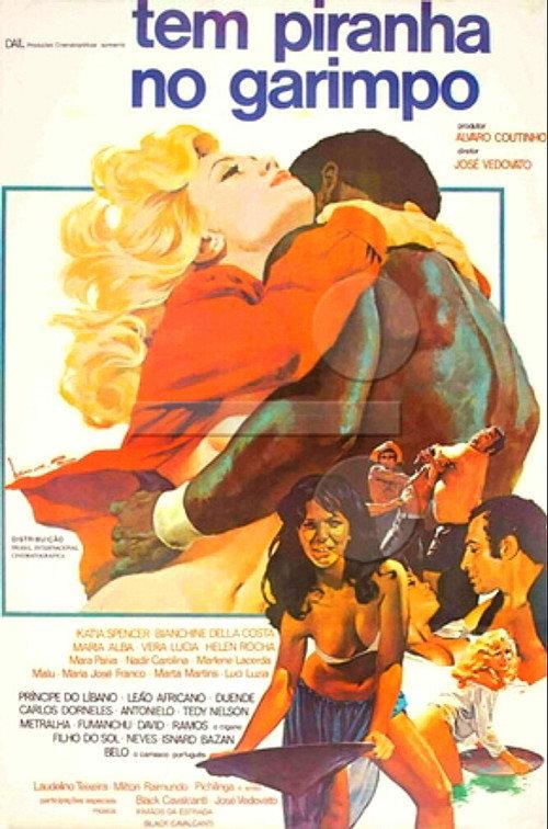 Tem Piranha no Garimpo 1978 official movie poster