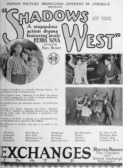 Shadows of the West 1921 official movie poster