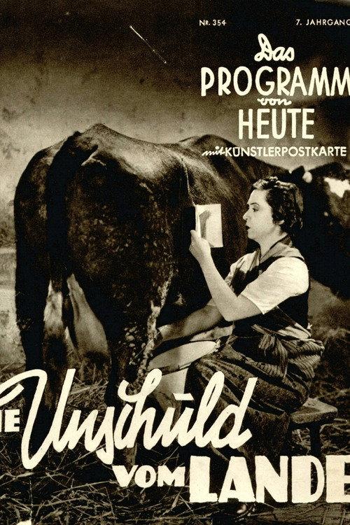 Die Unschuld vom Lande 1933 official movie poster