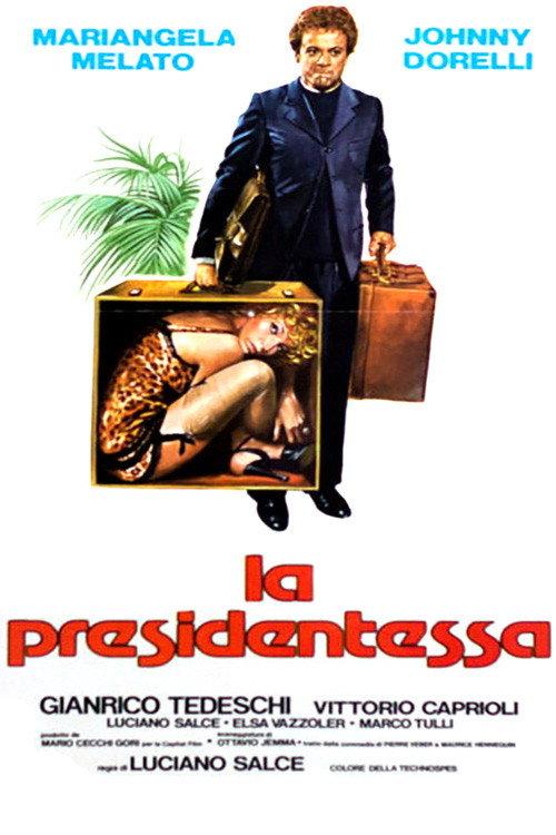 La Presidentessa 1977 official movie poster