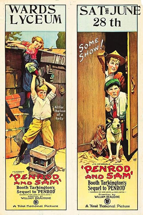 Penrod and Sam 1923 official movie poster