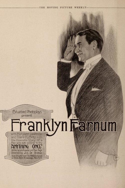 Anything Once 1917 official movie poster