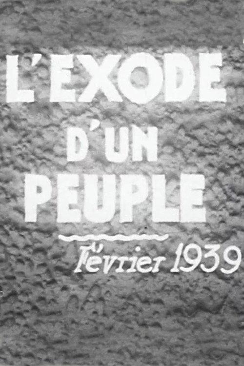 L'Exode d'un peuple 1939 official movie poster