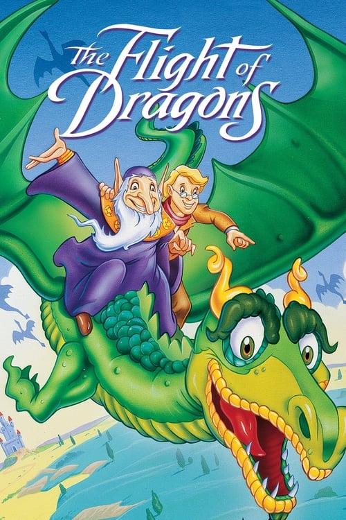 The Flight of Dragons 1982 official movie poster