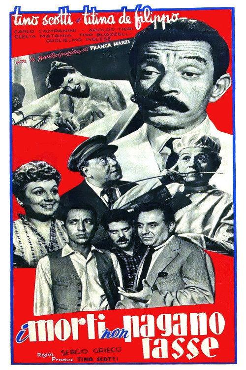 I morti non pagano tasse 1952 official movie poster